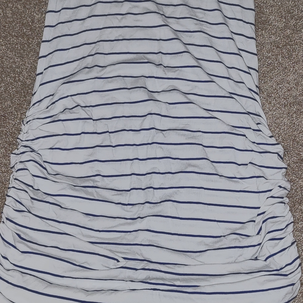 Long sleeveless VS swim cover-up/dress